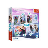 Trefl Puzzle - 4en1 Disney La Reine des Neiges 2 - 4+