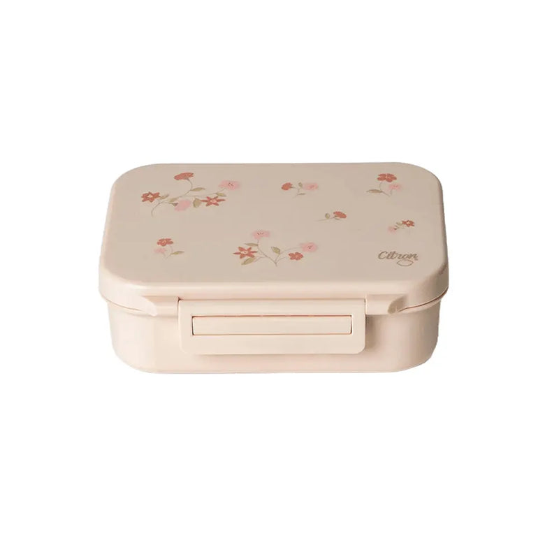 Citron Tritan 3-Compartment Lunchbox - Flowers