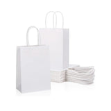 Pack de 12 Sacs pour Friandises de fêtes - Blanc