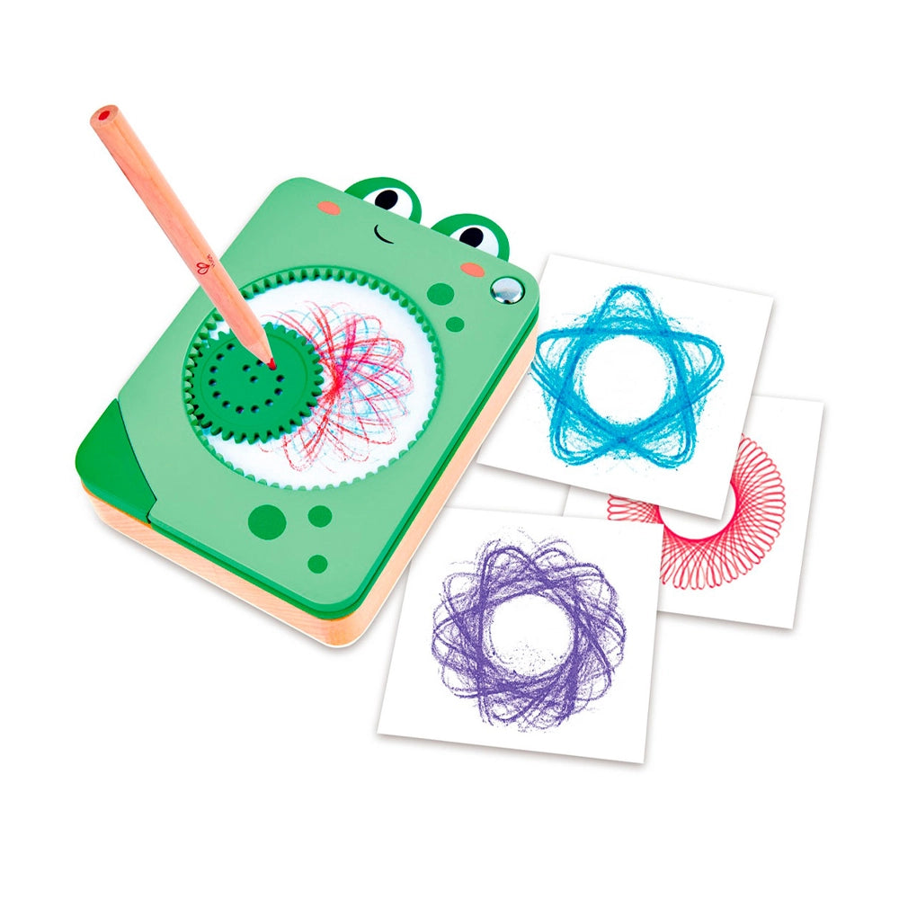 Hape Mandala Dessine et Tourne 3-6A - Grenouille