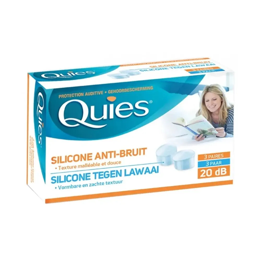 Quies Silicon Anti-Noise 3 Pairs