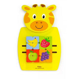 Viga Toys Juguete de Pared Jirafa Montessori de Madera - 18M+