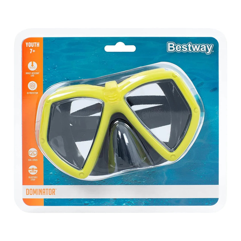 Bestway Masque de Natation Enfant 7A+ - Jaune