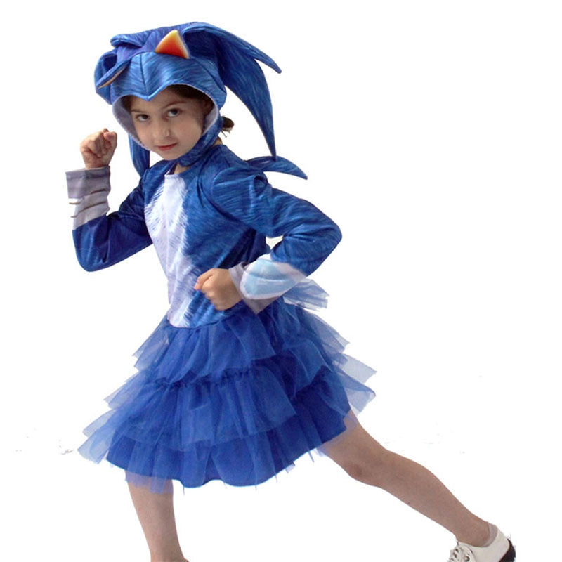 Disfraz de Sonic Versión Tutú para Niña