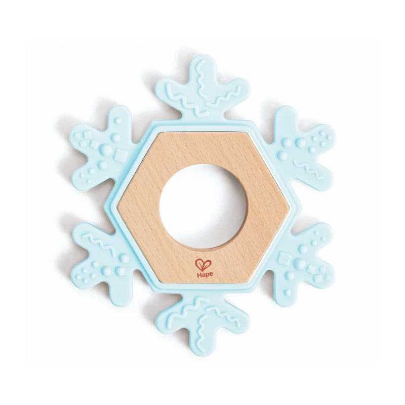 Hape Anneau de Dentition Flocon de Neige 0-18M