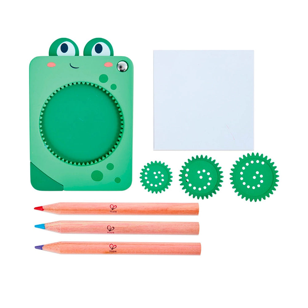 Hape Mandala Dessine et Tourne 3-6A - Grenouille