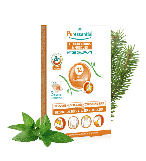 Puressentiel Patchs Chauffants Pure Heat Articulations & Muscles – boîte
