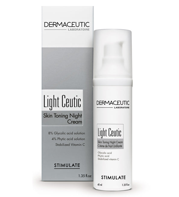 Tube de la crème de nuit éclat Dermaceutic Light Ceutic 40 ml