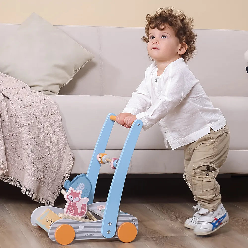 Viga Toys PolarB Table d'Activité Multifonctions en Bois 18M+