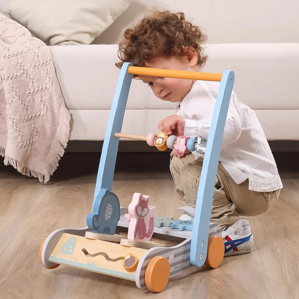 Viga Toys PolarB Table d'Activité Multifonctions en Bois 18M+