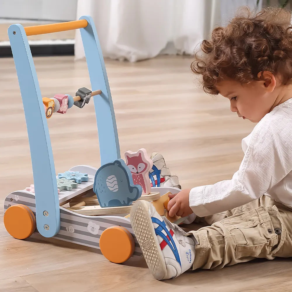 Viga Toys PolarB Table d'Activité Multifonctions en Bois 18M+