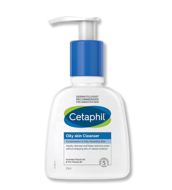 Cetaphil Oily Skin Cleanser peau normale à grasse 236 ml – flacon