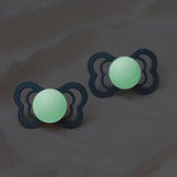 BIBS Lot de 2 Sucettes Symétriques Suprème Silicone - Sauge/Nuage - GLOW