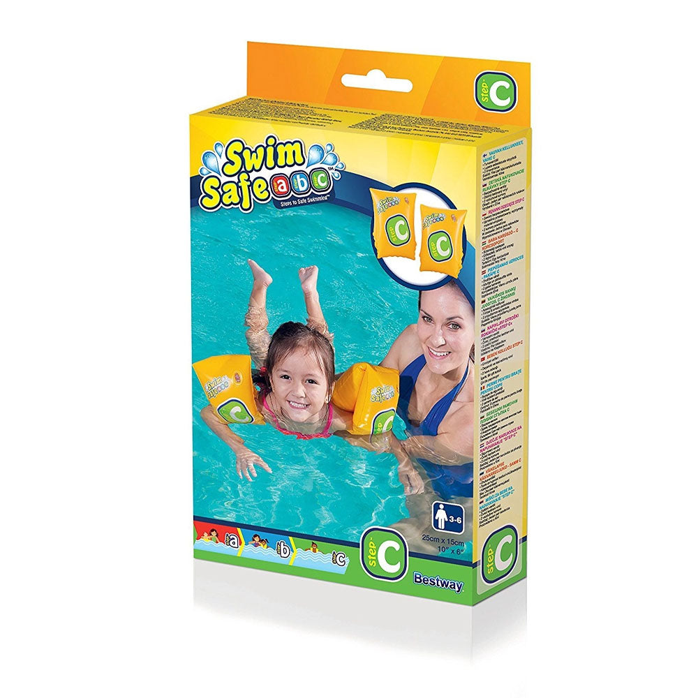 Bestway Brassard de Natation 3-6A - Jaune