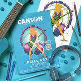 Canson Bloc XSmart Pixel Art 40 Feuilles A4 - 120 g/m²