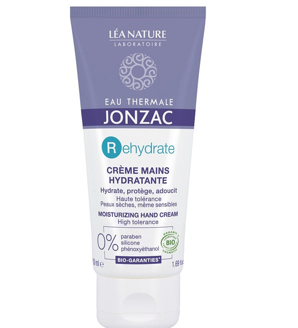 JONZAC THERMAL WATER REHYDRATE MOISTURIZING HAND CREAM 50 ml