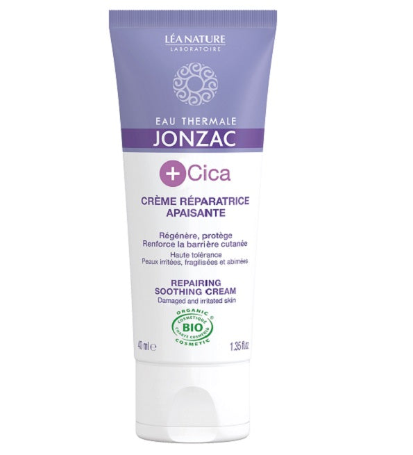 JONZAC AGUA TERMAL + CREMA REPARADORA CALMANTE CICA 40 ml