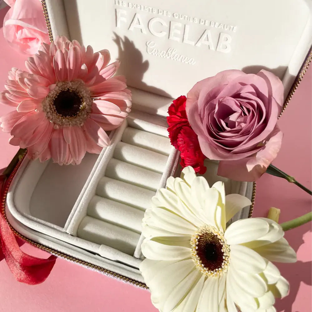 Facelab Coffret Gua Sha Coeur - Quartz Rose