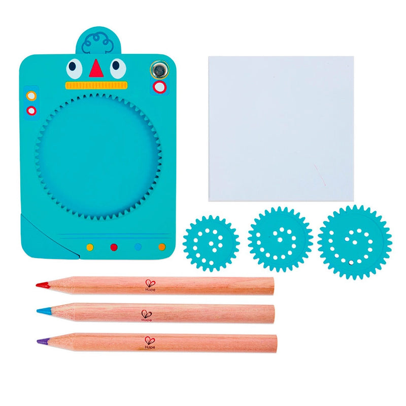 Hape Mandala Dessine et Tourne 3-6A - Robot