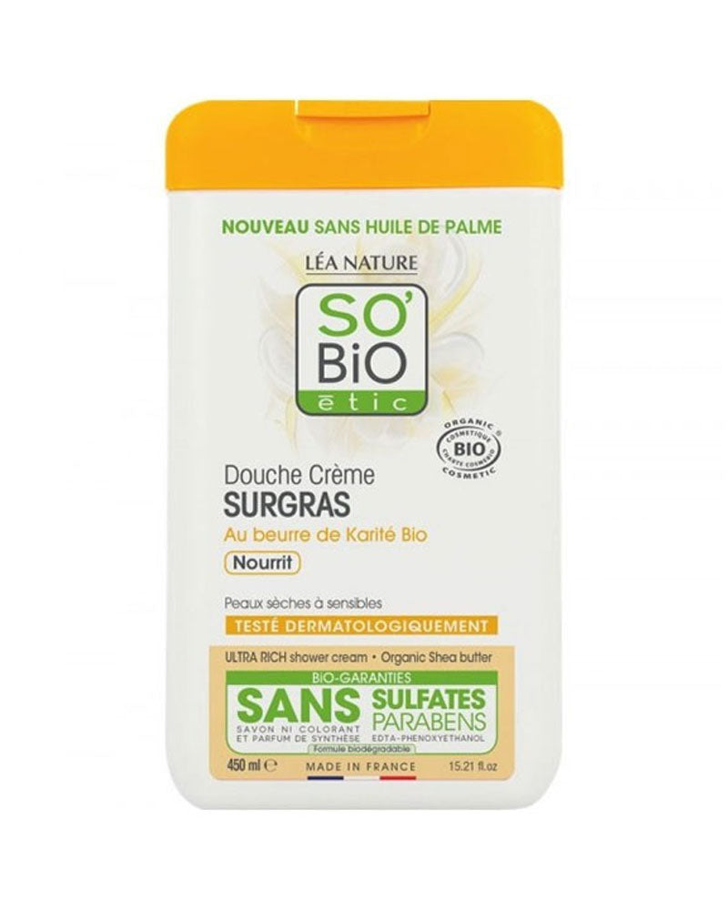 So Bio Douche Crème Surgras au Beurre de Karité - 450ml
