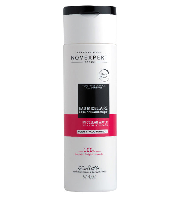 Novexpert eau micellaire acide hyaluronique 200 ml – flacon