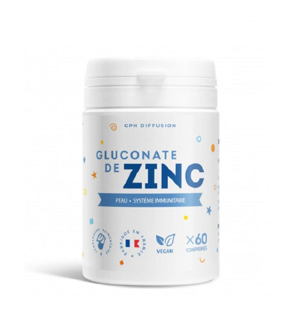 GPH Gluconate de Zinc 60 gélules - boîte