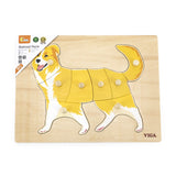 Viga Toys Puzzle Montessori 18M+ - Chien