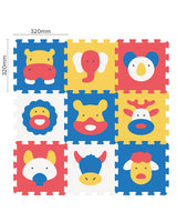 Sunta Tapis Puzzle Animal World 9 Pièces 10M+