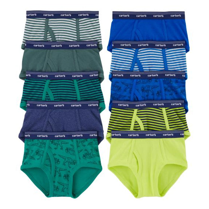 Carter's 10-Pack Cotton Briefs - Multi