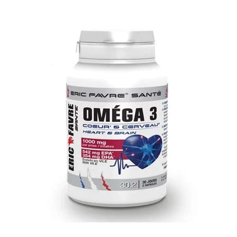Eric Favre Oméga 3 Cœur & Cerveau 1000 mg – 60 Capsules