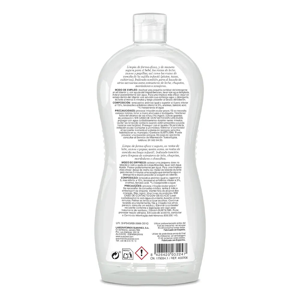 Suavinex Liquide Nettoyage Biberons et Tétines - 500ml