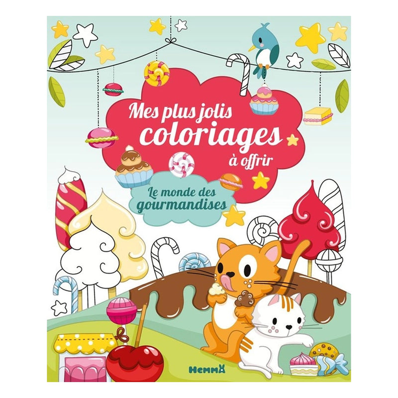 El mundo de las golosinas - Mis más bonitos dibujos para colorear
