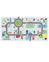 Sunta Tapis Puzzle de Piste Routière Imprimé 3M+ - Voiture
