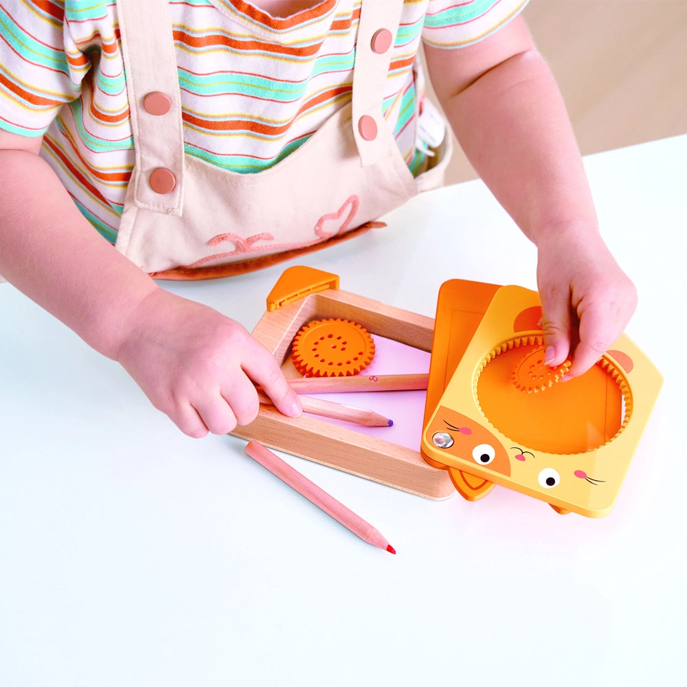 Hape Mandala Dessine et Tourne 3-6A - Chat