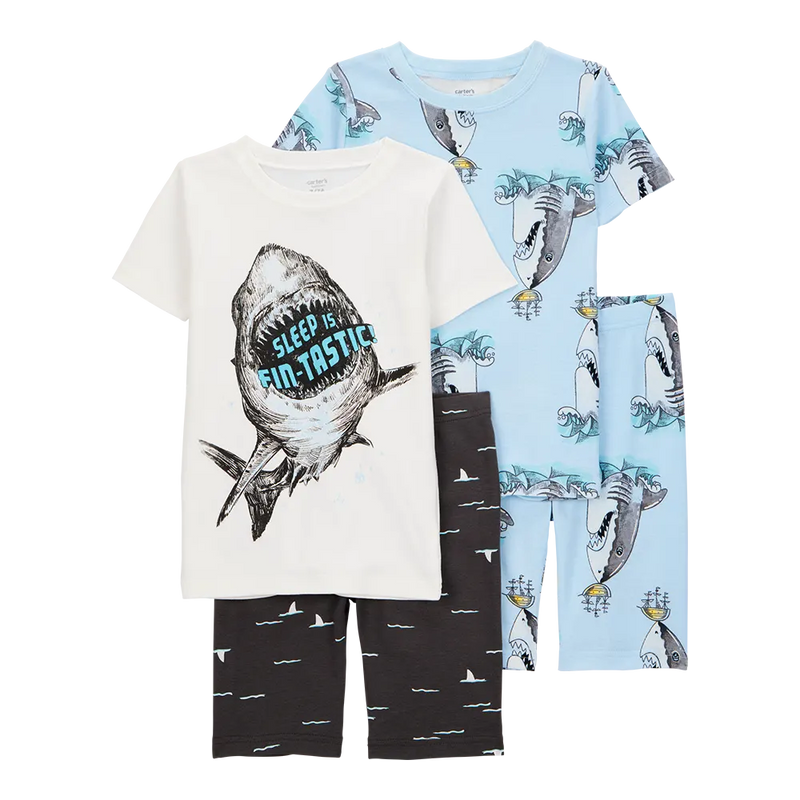 Carter's Boy's 4-Piece Pajamas - Shark