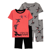Pyjama 4 pièces ninja garçon - Coton