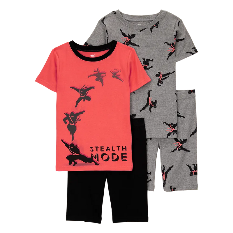 Carter's Boy's 4-Piece Pajamas - Ninja