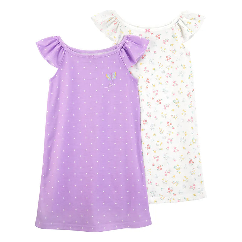 Carter's Girl's 2-Pack Pajamas - Butterfly