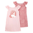 Lot de 2 chemises de nuit licorne fille (4-14 ans)