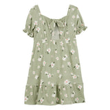 Robe Smockée Fille Carter's - Vert Florale