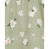 Robe Smockée Fille Carter's - Vert Florale