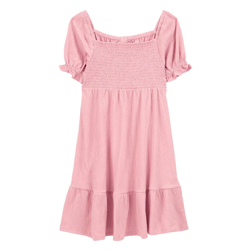 Carter's Girl's Smocked Dress - Pink