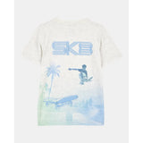 T-shirt Skateboard à Manches Courtes Garçon Carter's - Gris