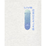T-shirt Skateboard à Manches Courtes Garçon Carter's - Gris