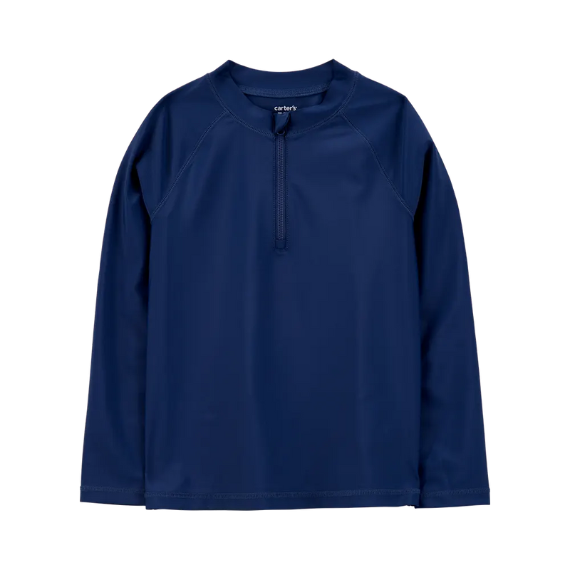 Camiseta de baño anti-UV de manga larga para niño Carter's - Azul