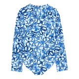 Maillot de bain anti-UV fleuri fille (4-14 ans)