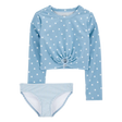 Ensemble maillot de bain anti-UV 2 pièces fille