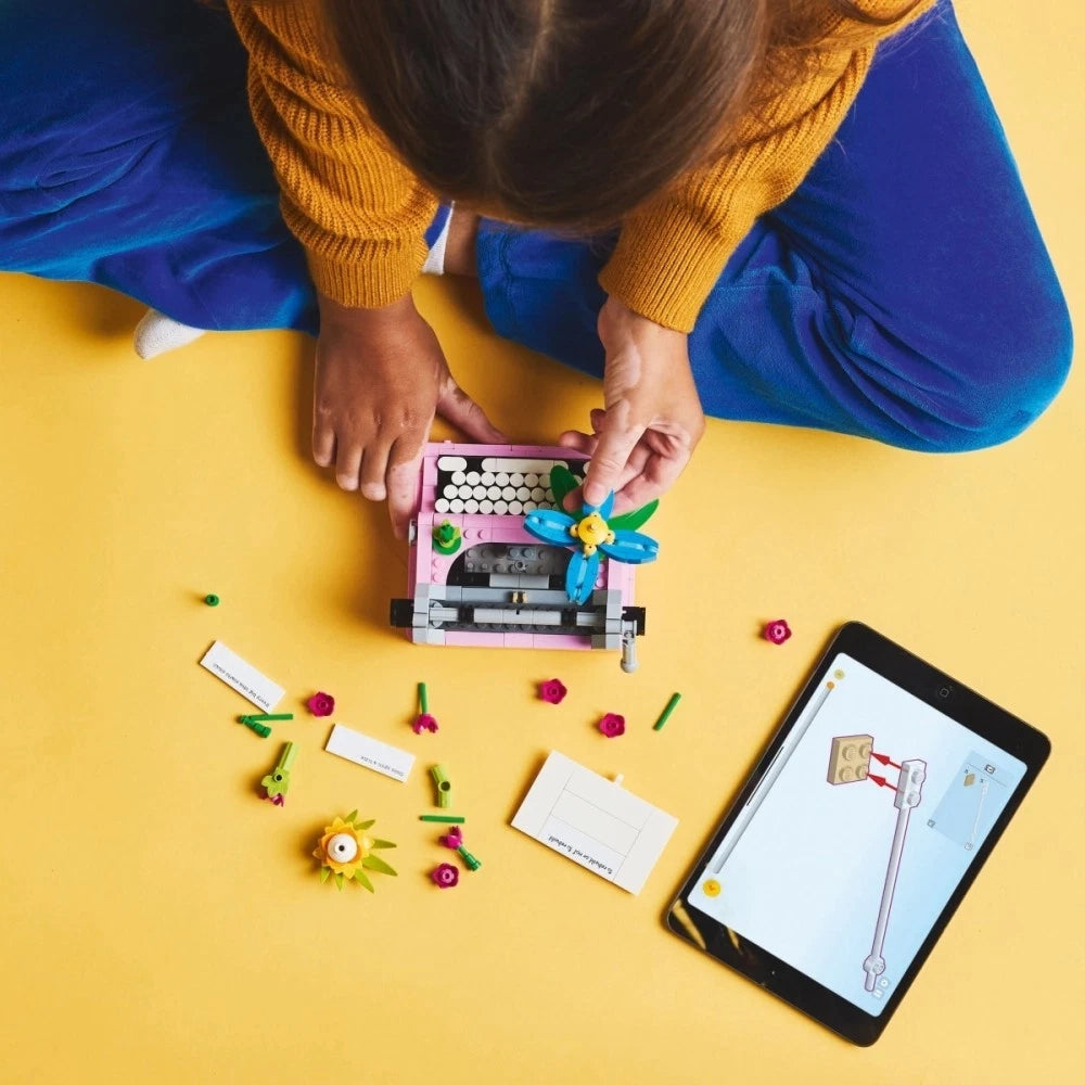 Lego Máquina de Escribir con Flores 8A+