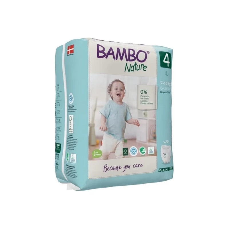 Bambo Nature Training Pants Size 4 (7-12kg) 20 units