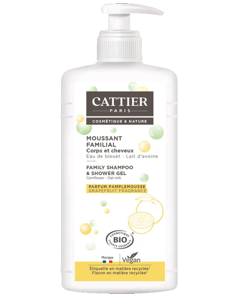 Cattier Family Espuma Cuerpo y Cabello para toda la familia - 1L